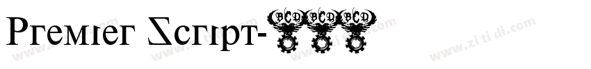 Premier Script字体转换